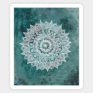 White light mandala Sticker